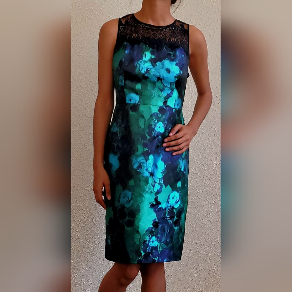 Blue & Green leifsdottir dress, Size 4